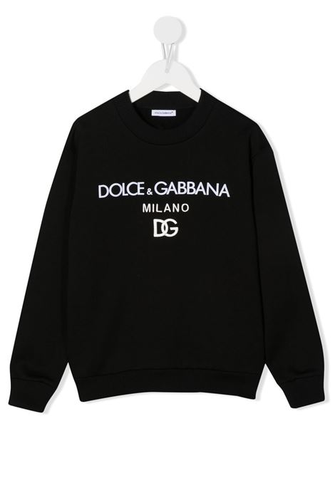 Felpa con stampa DOLCE & GABBANA KIDS | L4JWDO G7E5RN0000